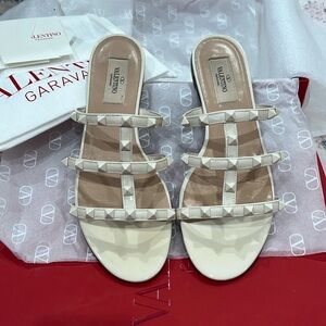 Valentino rock stud slides